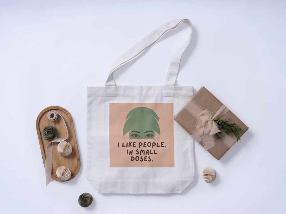 The Experience Tote - I Like People (In Small Doses)